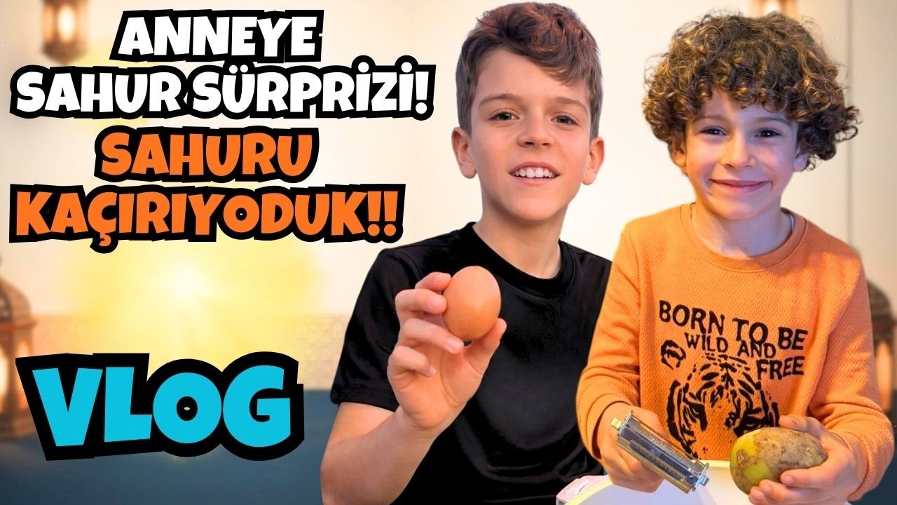 OTOYOL KENARINDA İFTAR YAPTIK! SAHURA SÜRPRİZ HAZIRLADIK! VLOG 