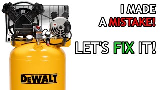 DeWALT 30 Gallon Air Compressor Intro Follow Up