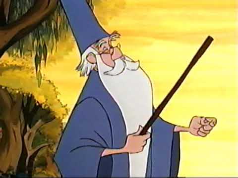 The Sword in the Stone - Merlin Transforms Wart Into A Fish