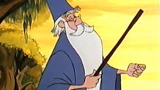 The Sword In The Stone - Merlin Transforms Wart Into A Fish