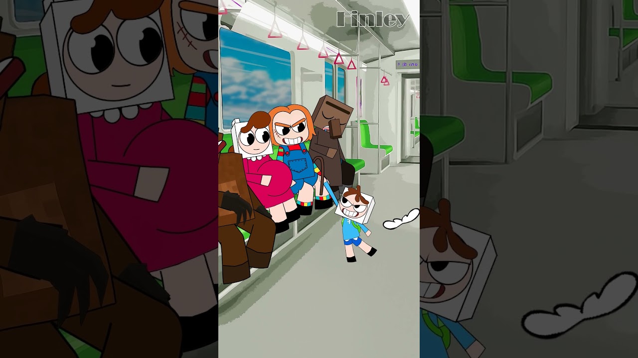 Finley on the Bus! 🚌😂 Will He Do the Right Thing… or Cause a Plot Twist?! 😱💥 | Minecraft Parody