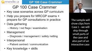 GP 100 Case Crammer Course Recording Sample Clips - 100 GP Cases for GP Rotations   MRCGP