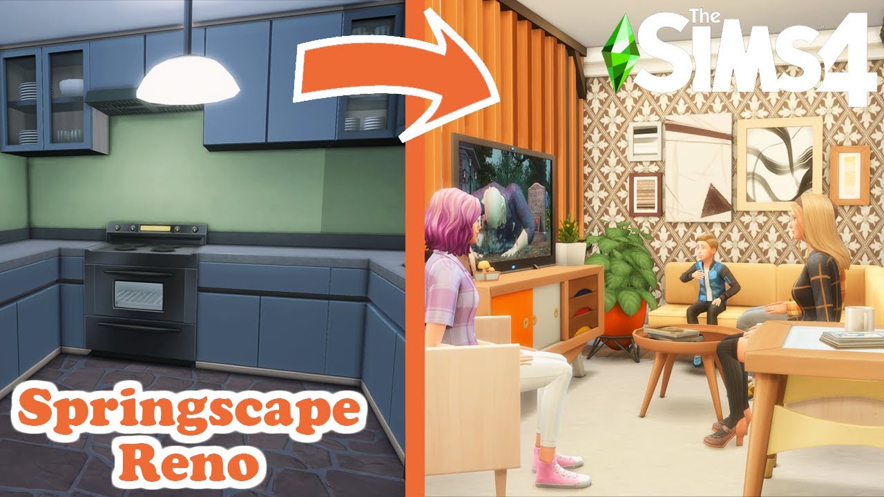 Springscape Reno | Sims 4 Speed Build