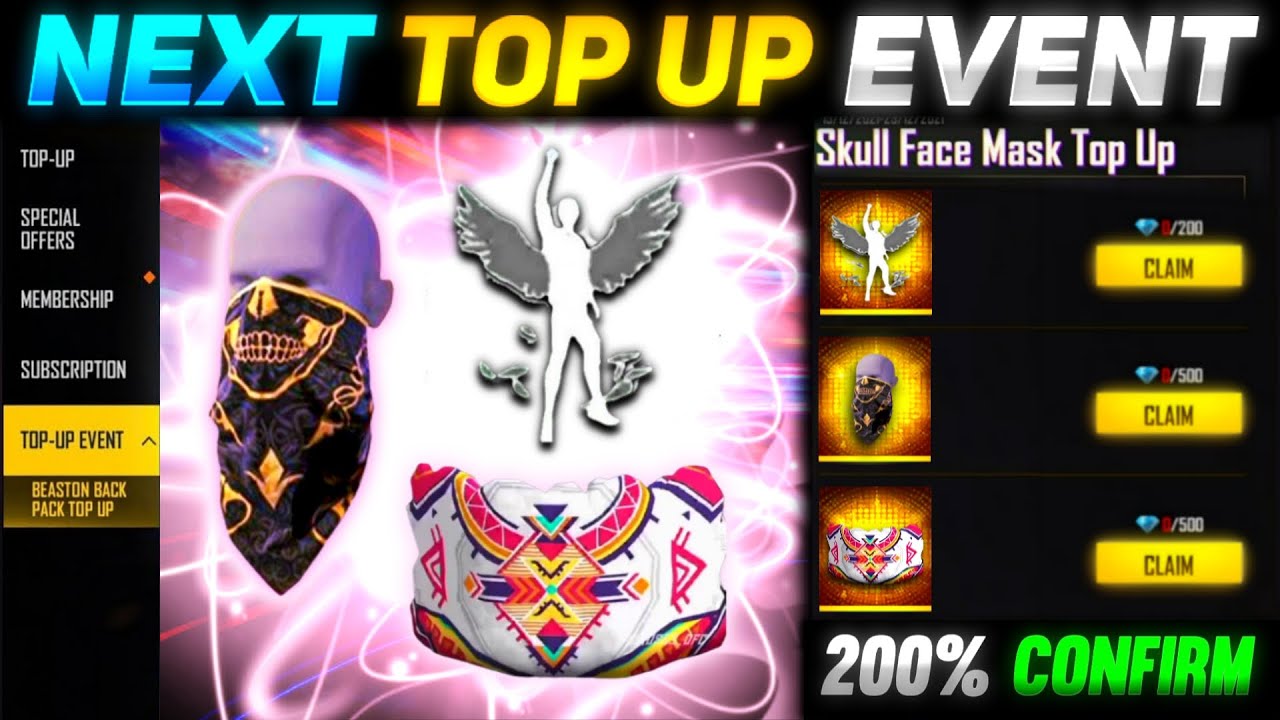 Next Topup Event Free Fire | Next Top Up Event | 18 May Topup Event Free Fire | New TopUp Event