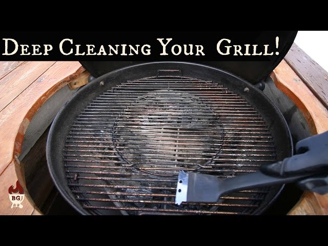 Charcoal Grill Deep Cleaning, How To Clean Your Grill