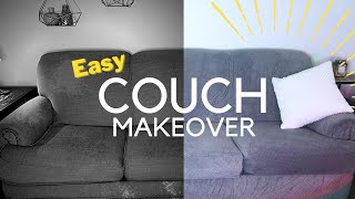 Easy Couch Makeover (SureFit Modern Block)