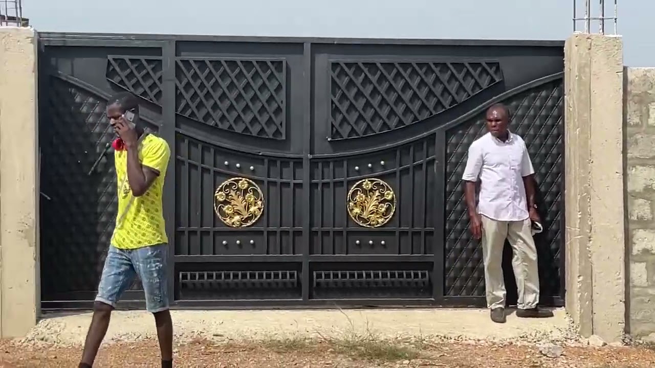 Building In GhanaFencing 20 Acres YouTube