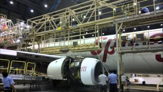 Aircraft Maintenance Docking System Narrow Body With Aircrafts