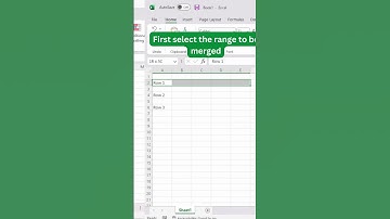Learn how to merge and centre data in Excel #excel #shorts #exceltutorialforbeginners #googlesheets