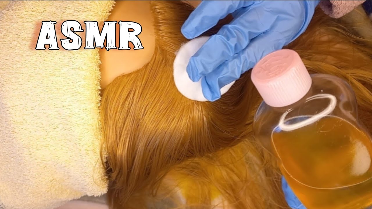 ASMR | Sleep Instantly – Scalp Massage, Oil Treatment & Hair Brushing for Deep Relaxation
