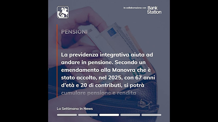 La Settimana in News - 20 dicembre