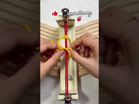 como hacer el #nudoplano para pulsera paso a paso