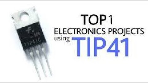 TOP ELCTRONICS PROJECT ,,TIP41C,,