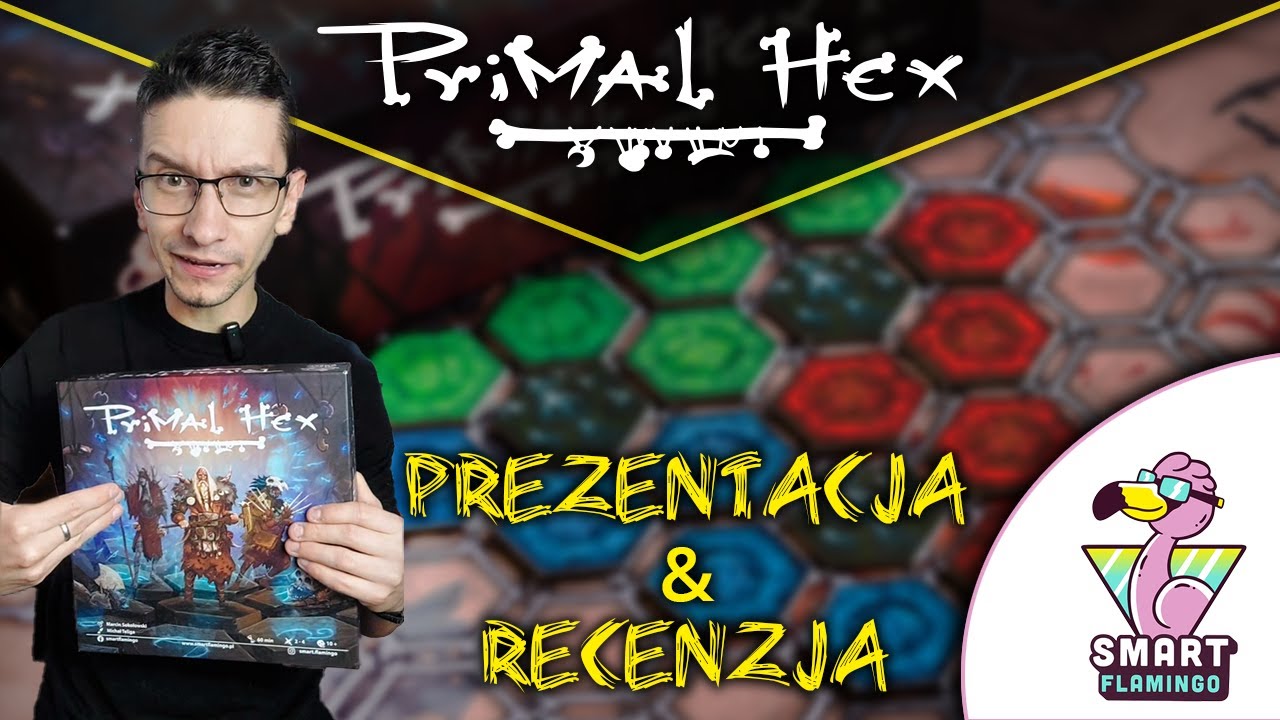 Prezentacja i recenzja gry Primal Hex - Przemek z Planszowe Zasady