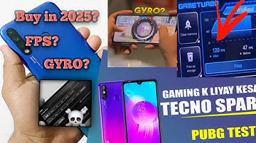 Tecno Spark 4 Pubg Test Buy Or Not in 2025 For PubgMobile