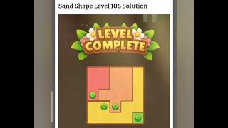 Sand Shape All Levels 101 - 102 - 103 - 104 - 105 - 106 - 107 - 108 - 109 - 110 Solution Walkthrough