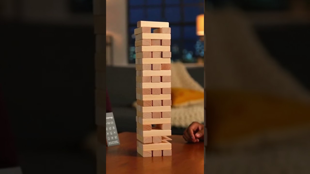 Tower Stack Game – Relatable Stacking & Balance Family Game Night Toy (Kids & Adults)