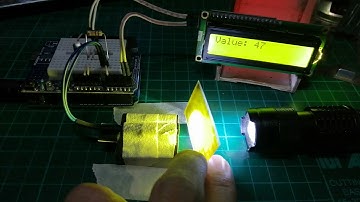 Arduino AnalogRead using Light Dependent Resistor LDR