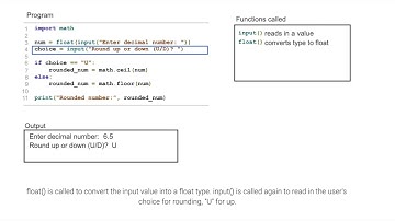 Example: Simple math program; ch 6, video 1