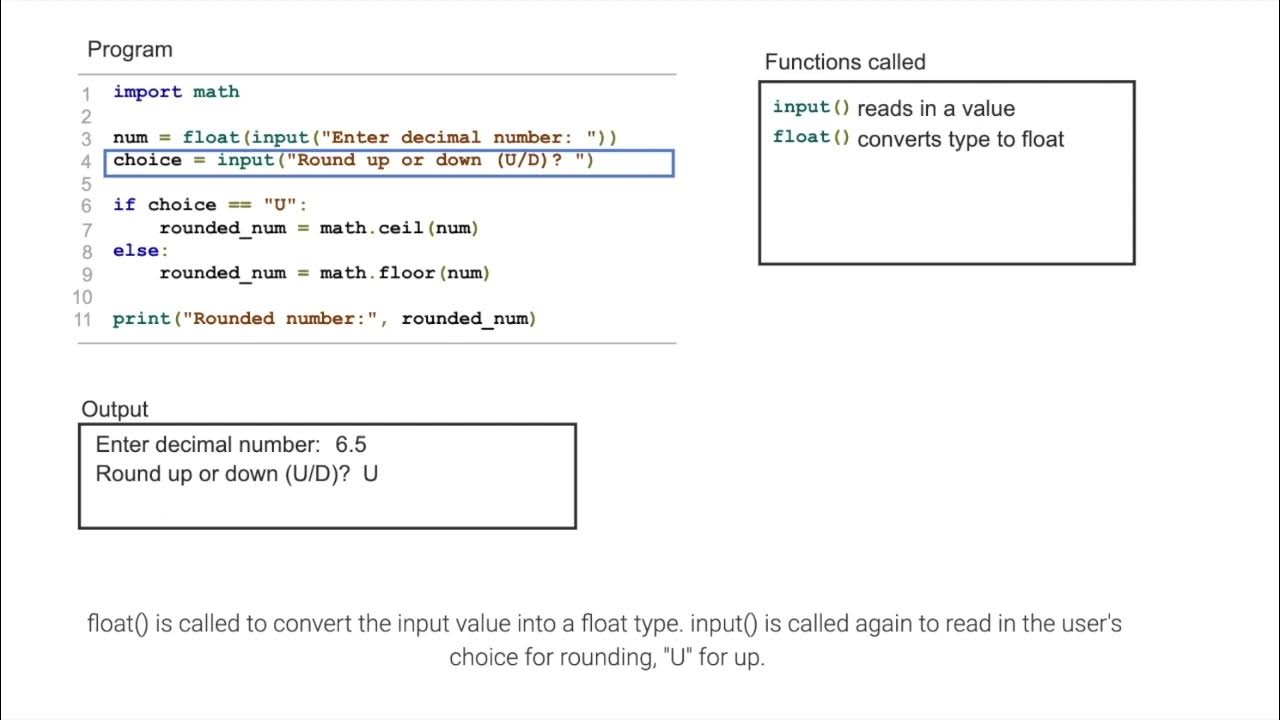 Example: Simple math program; ch 6, video 1 - YouTube