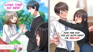 [Manga Dub] I ran into an old time friend, and my boss became jealous... [RomCom]