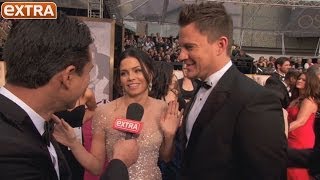 Oscars 2014: Channing Tatum and Jenna Dewan Gush over Baby Everly