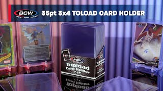 3X4 Topload Card Holder - 25 Count