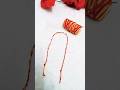 DIY handmade eco -friendly kalawa rakhi 🫶😱#rakshabandhan #diy @Aartiartscrafts