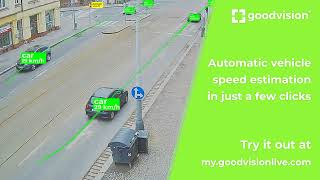 Automatic vehicle speed estimation with GoodVision Video Insights