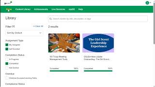 gsLearn’s New Look | Girl Scout Volunteer Training Platform Walkthrough