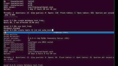 MySQL Atomic DDL difference between 5.7 and 8.0