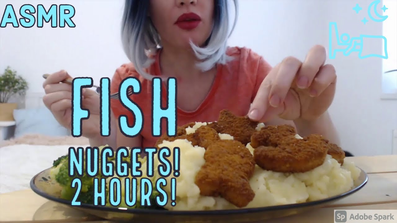 ASMR Eating  Crunchy Fish Nuggets! 2 Hours Relaxing Sounds  | No Talking | Mukbang  Joy Chew  音フェチ