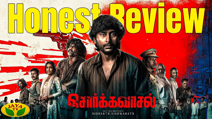 Sorgavaasal Movie Detailed Review 🔥| RJ Balaji | Selvaraghavan | Sidharth Vishwanath | Jaya Tv