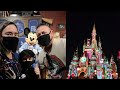 DISNEY WORLD'S MAGIC KINGDOM FUN. TRAMS IN MOTION!! MEETING MICKEY MOUSE AGAIN! CHRISTMAS CASTLE!