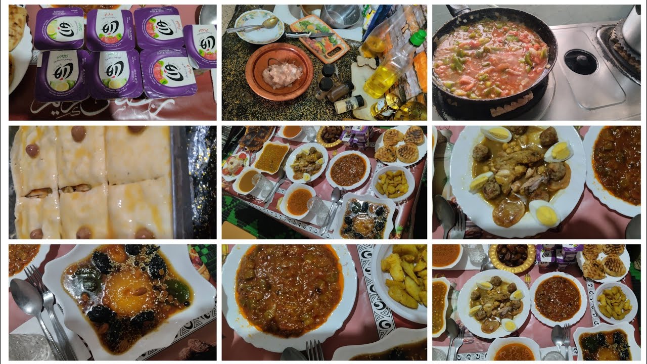 (06)طاولة رمضان الكريم #وصفة كويرات دجاج مطحون#وصفت فلفلة مشرملة#ووصفة شبيه كوكا لعجينة سهلة#🇩🇿🇩🇿🇩🇿