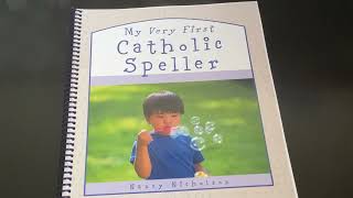 My First Catholic Speller Walkthrough Catholic Heritage Curricula Homeschool Curriculum
