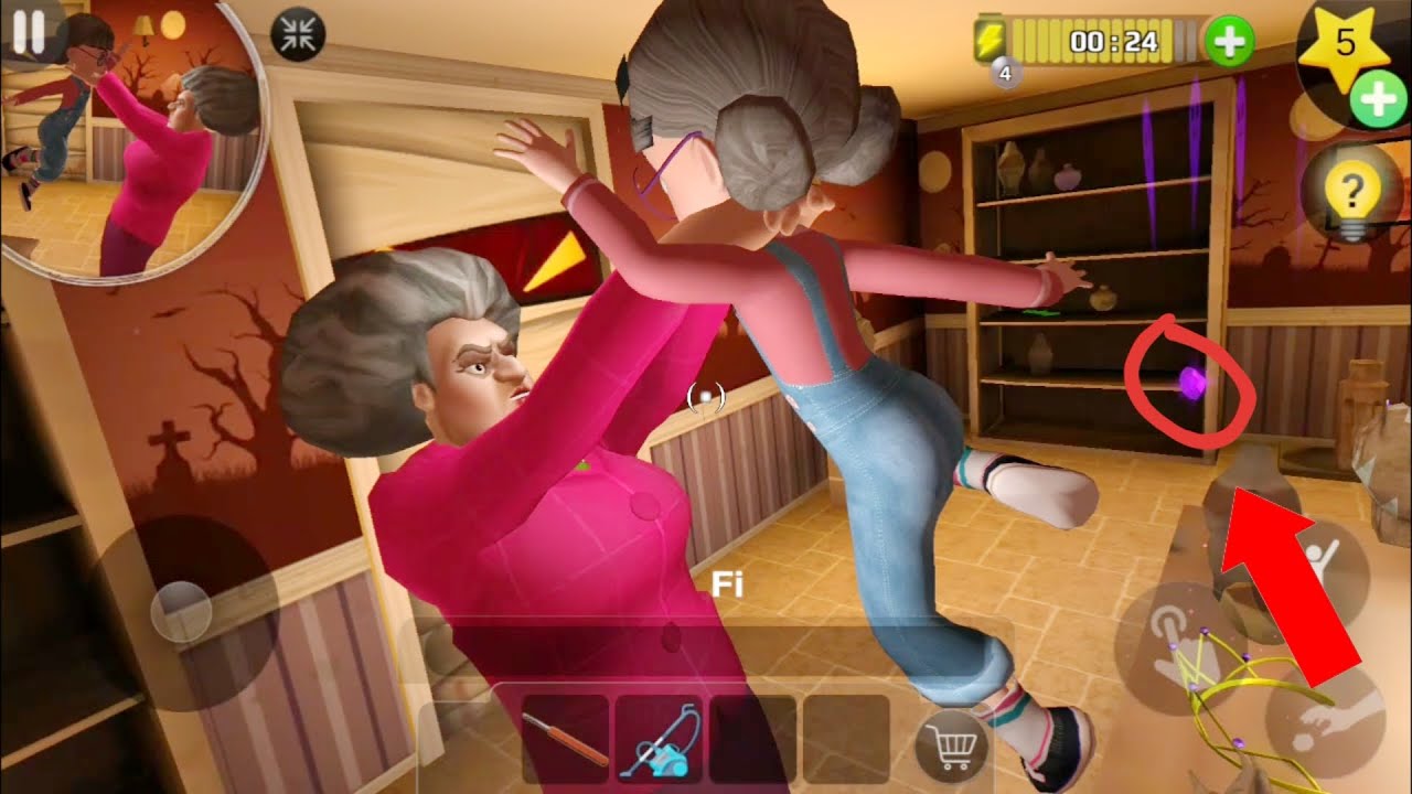 Scary Teacher 3D Version 5.26 | Miss T Caught Tani Stealing The Pink Diamond