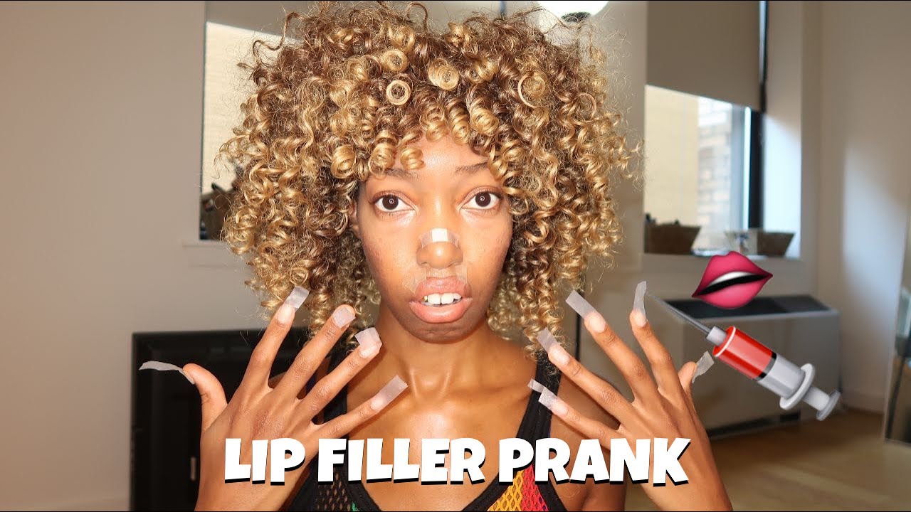 LIP FILLER PRANK YouTube