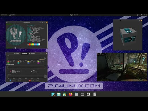 Pop OS 22.04 for PS4 by PS4Linux | Portal 2 1080p high settings at 120+ FPS, GNOME 42 and more