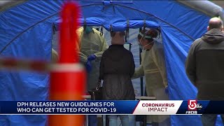 State issues new guidelines for who can get tested for coronavirus
