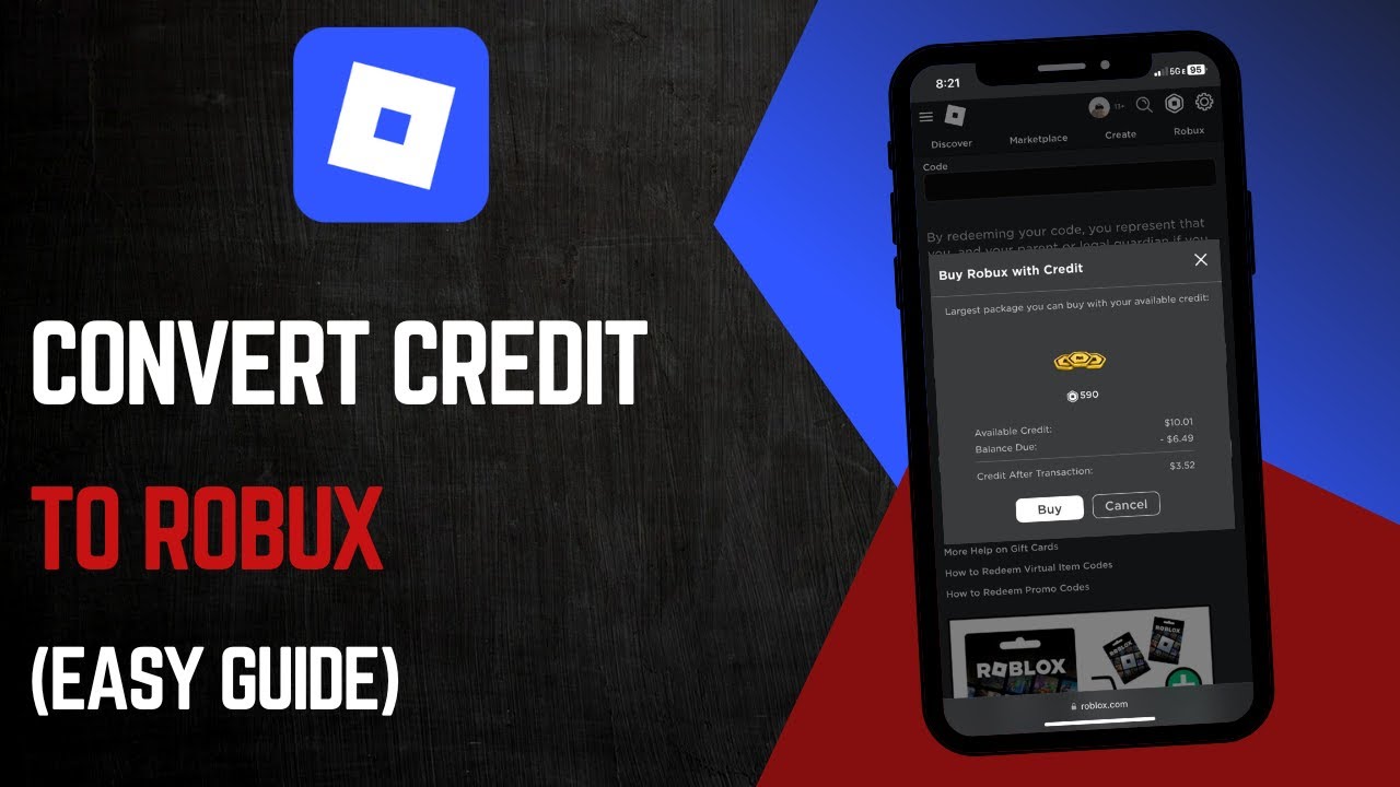 How To Convert Roblox Credit To Robux - YouTube
