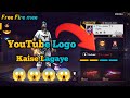 FREE FIRE MEIN YOUTUBE KA LOGO KAISE LAGAEN | FREE FIRE MEIN YOUTUBE WALA BIO CODE KAISE LAGAEN 😱🥰