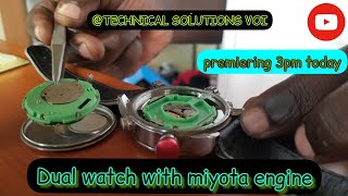 HOW TO FIX A DUAL WATCH MOTOR ..TECHNICAL SOLUTIONS VOI