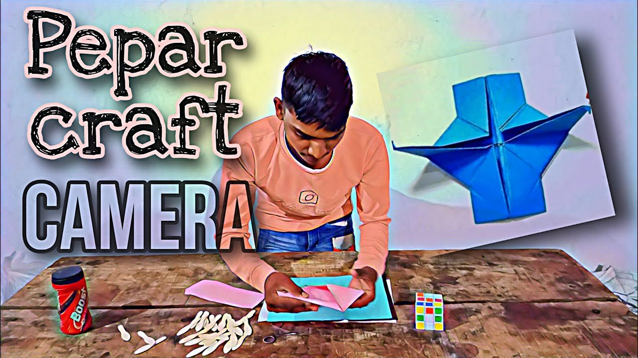 How to make camera using paper paper se camera kaise banata hai paper art work YouTube