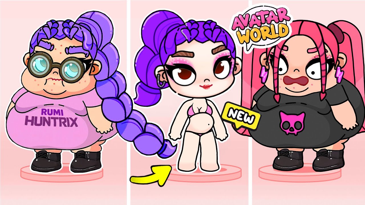 EASY! SWIMSUIT for RUMI from the movie K-Pop Demon Hunters in Avatar World - Part 3