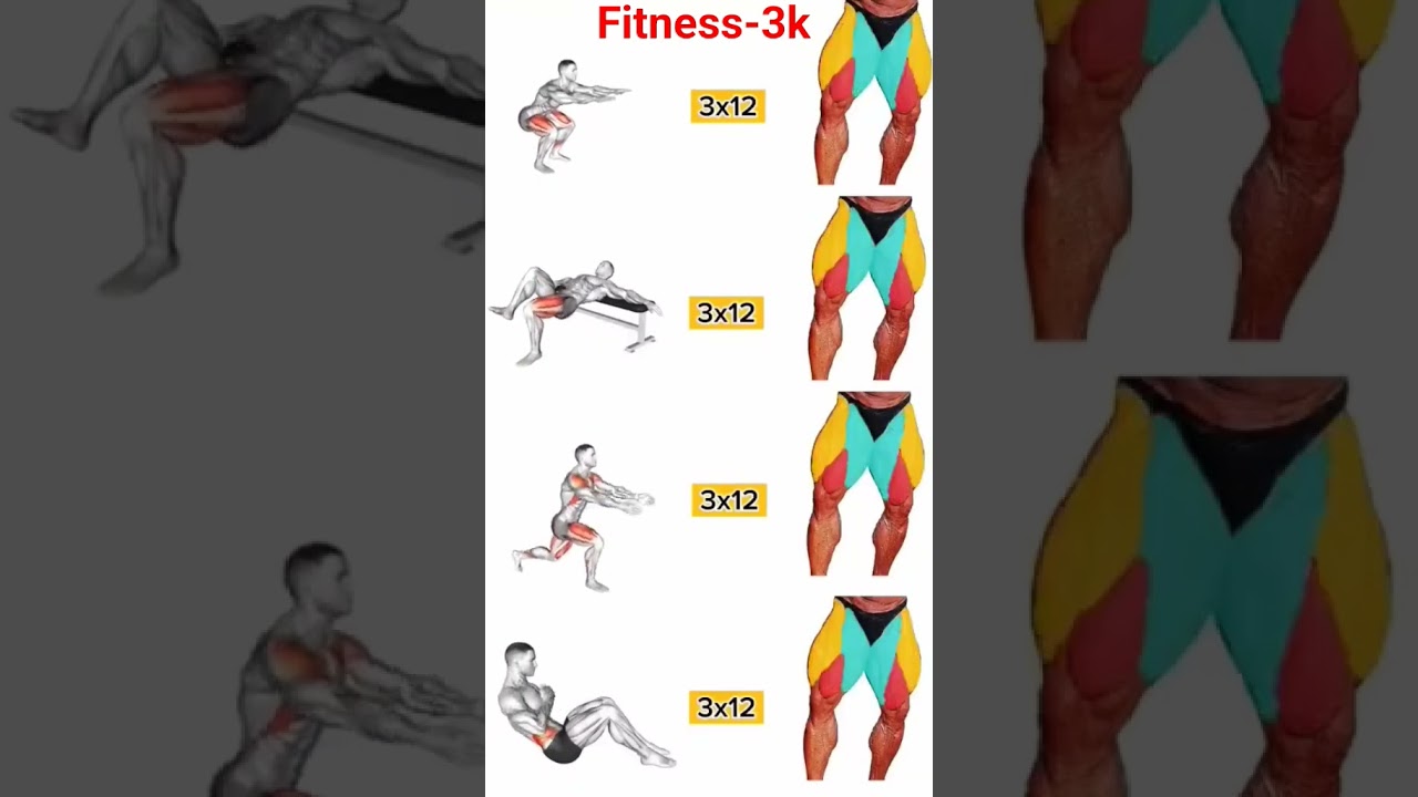 Leg Workout at Home | Build Strong & Muscular Legs | No Equipment Exercises