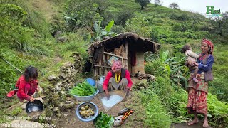 Authentic Village Food in Nepal | Fresh Daily Cooking