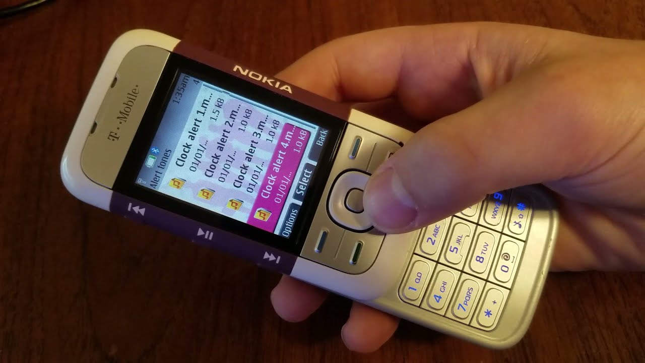 Nokia 5300 XpressMusic ringtones and notifications