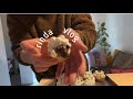 50代女/一人暮らし/バレンタインを渡しに行く/雪の日/菜の花パスタ