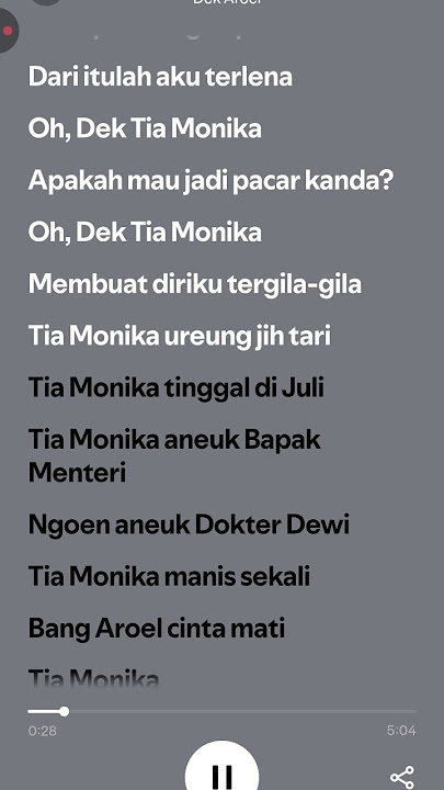 lirick lagu tia monica
